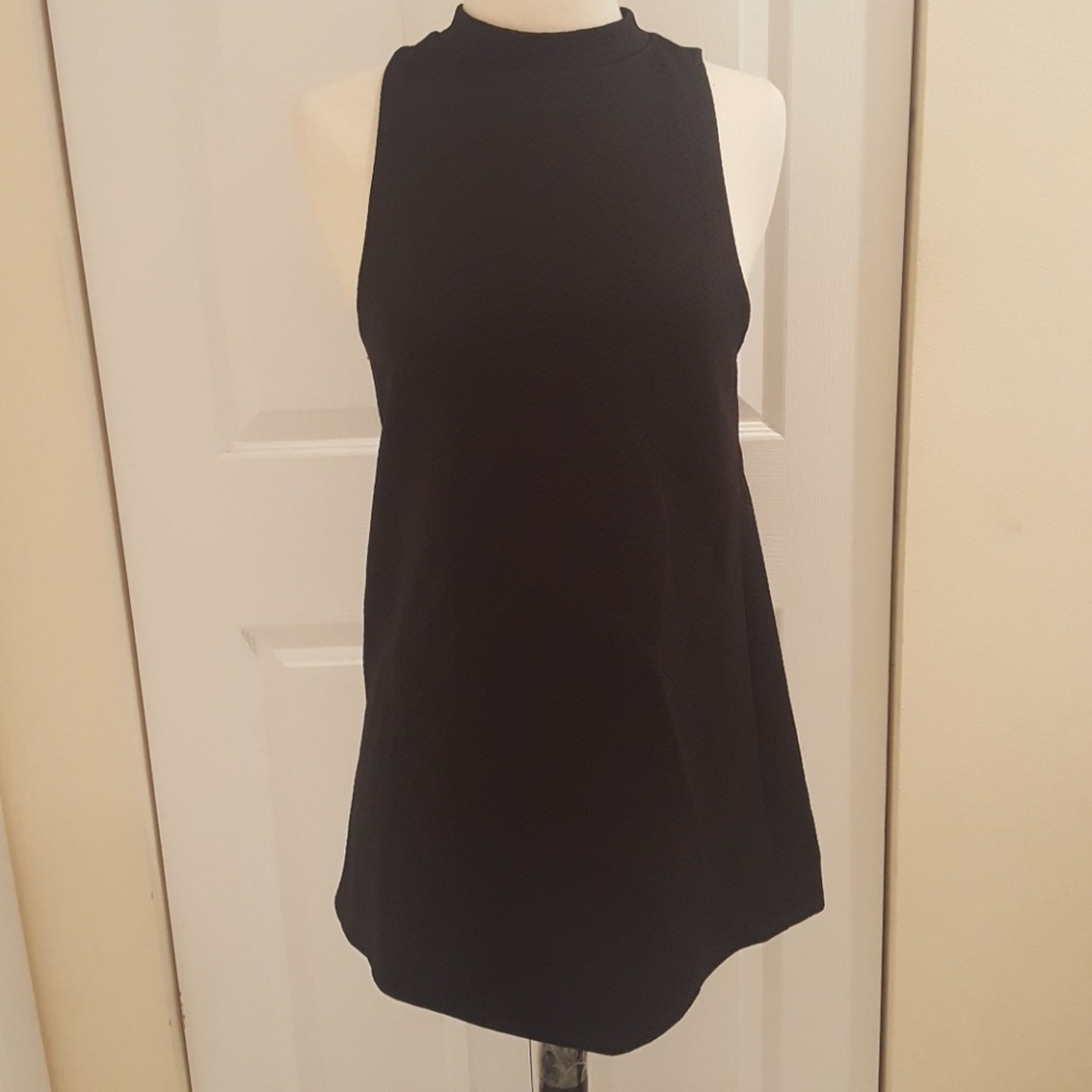 New Urban Outfitters Cooperative High Neck Black Sleeveless Short Dress
